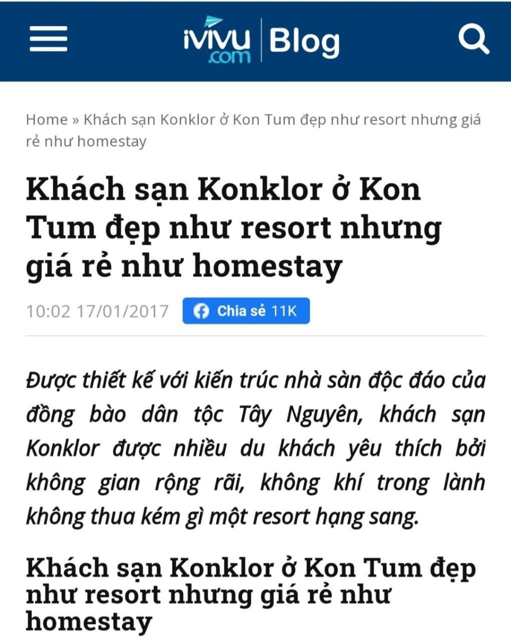 Konklor Hotel Kon Tum Dış mekan fotoğraf